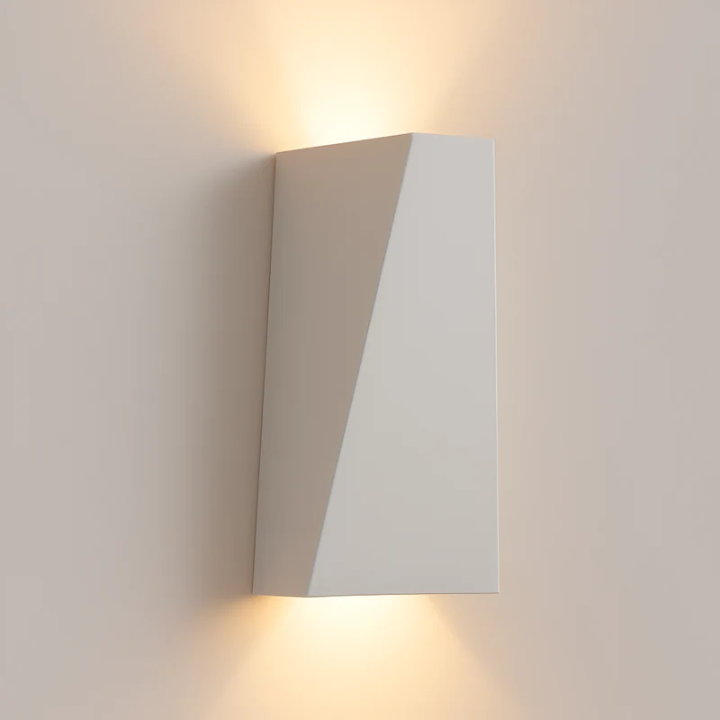 Elegant LED Væglampe - Minimalistisk Design med Op- og Nedlys