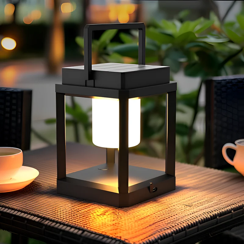 Solarlanterne med USB: Bæredygtig og Elegant Udendørsbelysning