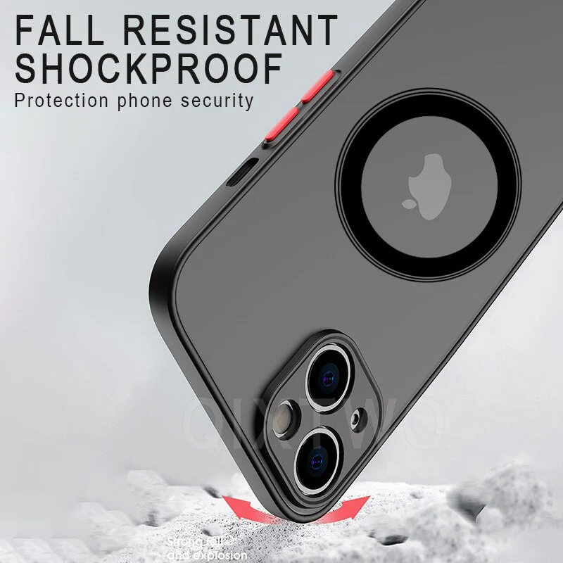 Beskyttende iPhone Cover med MagSafe og Militærstandard