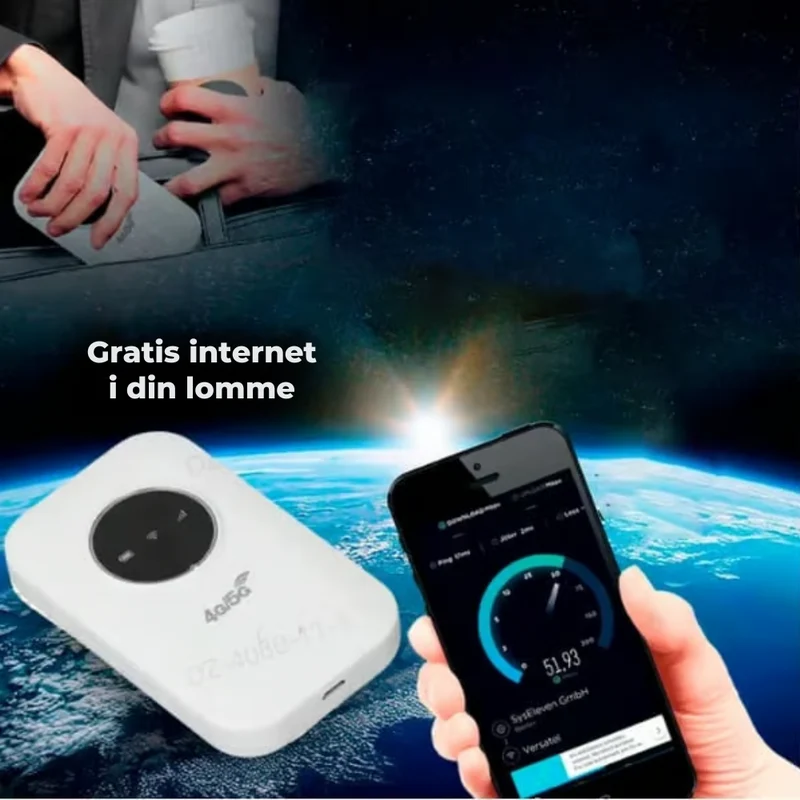 Rejse-WiFi: Ubegrænset Internet Globalt, Hurtigt & Stabilt