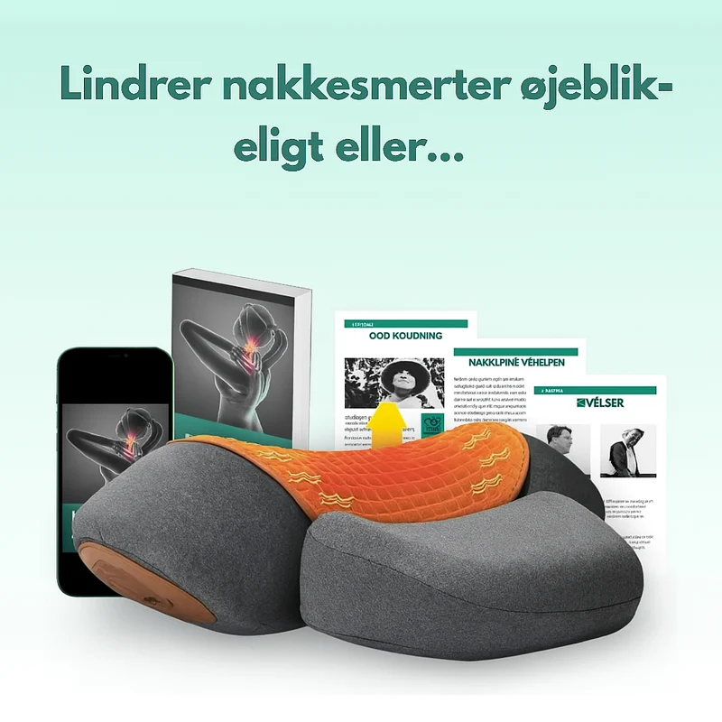 3-i-1 Nakkemassager med Varme og Vibrationsfunktion