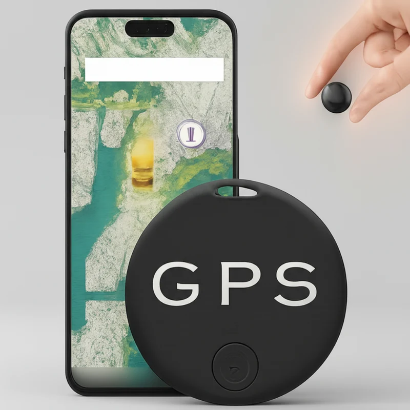 Kompakt GPS Tracker med Bluetooth og Lang Batterilevetid
