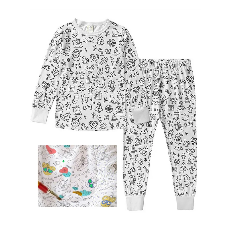 Børnepyjamas Sæt: Blødt og Sjovt Til Legeglade Små