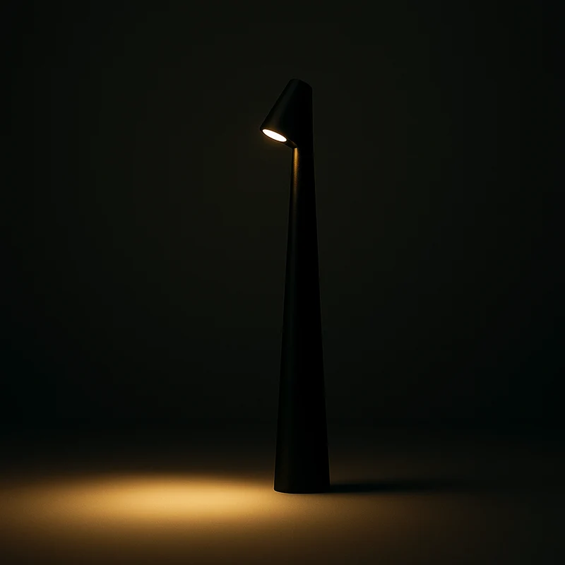 Dæmpbar Nordisk LED Bordlampe med Trådløs Komfort