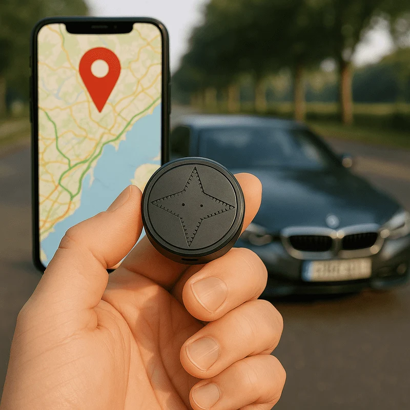 Mini GPS Tracker med Mikrofon – Præcis Sikkerhed i Real Tid