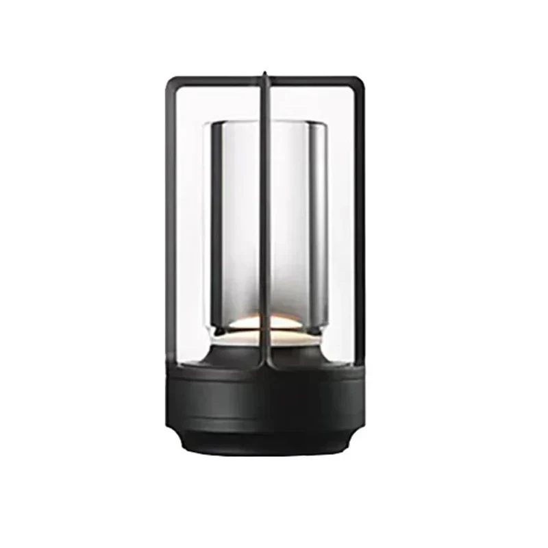Elegant Transportabel Krystallampe med Genopladelig LED Lys