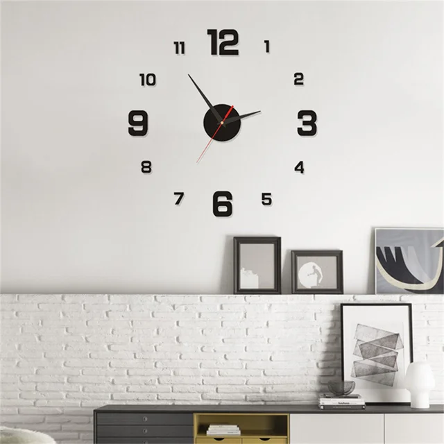 Elegant Rammefri Vægur med Moderne Design og Stil