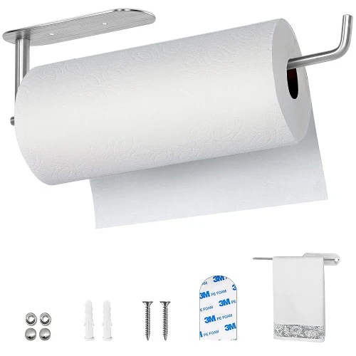 Stainless Steel Under-Cabinet Paper Towel Holder