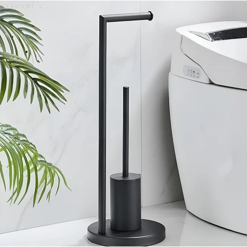 Innovativ Toiletpapirholder uden Boring - Moderne & Pladsbesparende