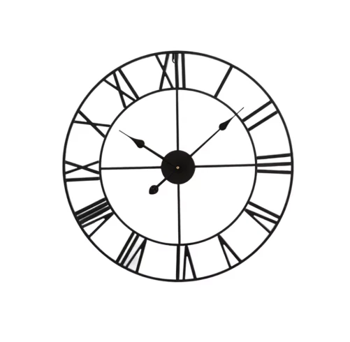Retro Vægur i Vintage Design – Støjfri og Tidløs Elegance