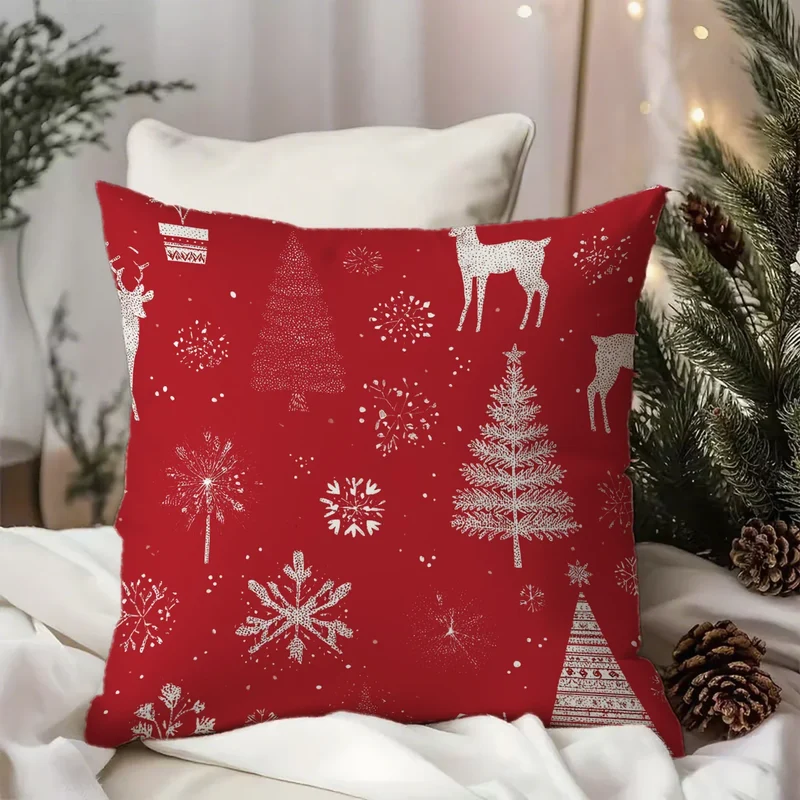 Julepudebetræk 40x40 cm | Skab Hygge i Dit Hjem