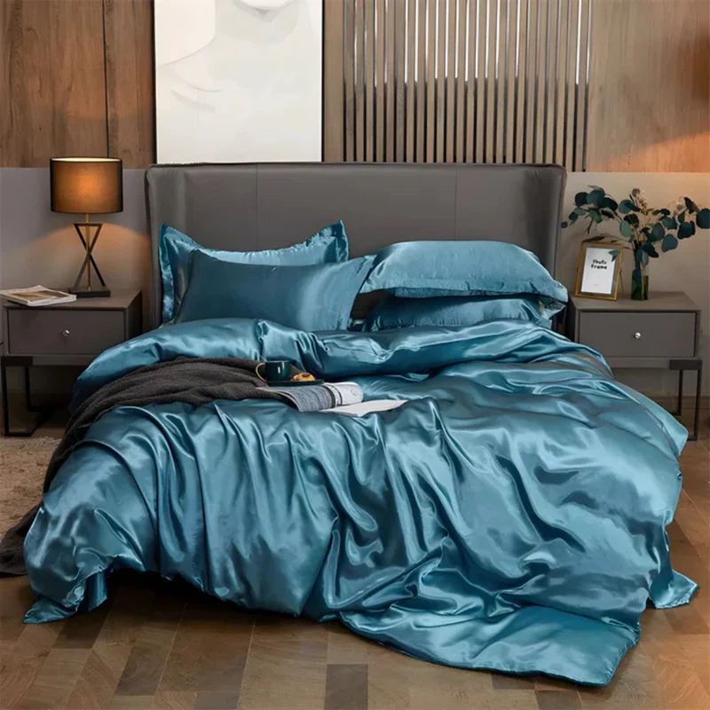 Luksuriøst Rayon Sengetøjssæt 155x220 | Blød og Åndbar Komfort