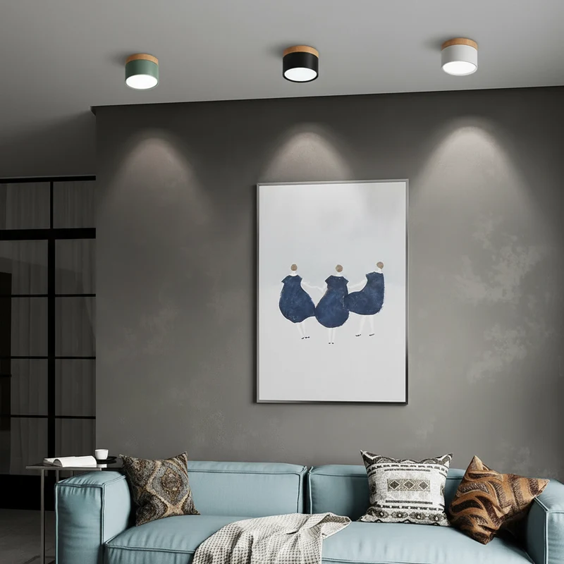 Fleksibelt LED Loftspot i Hvid – Justerbar Atmosfære