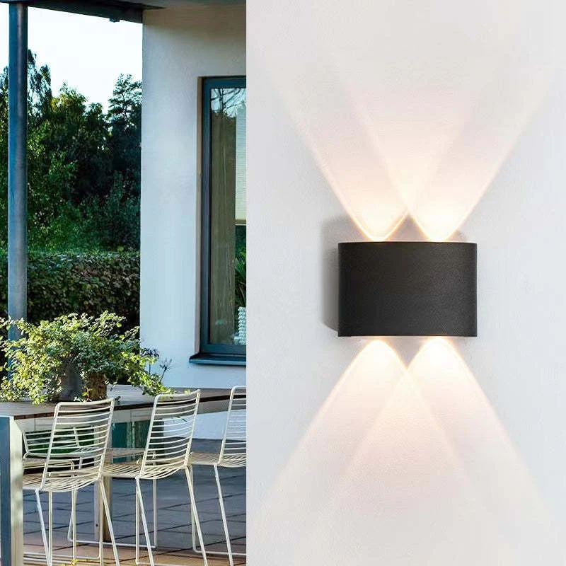 Vandtæt LED-udendørslampe i aluminium med imponerende lys