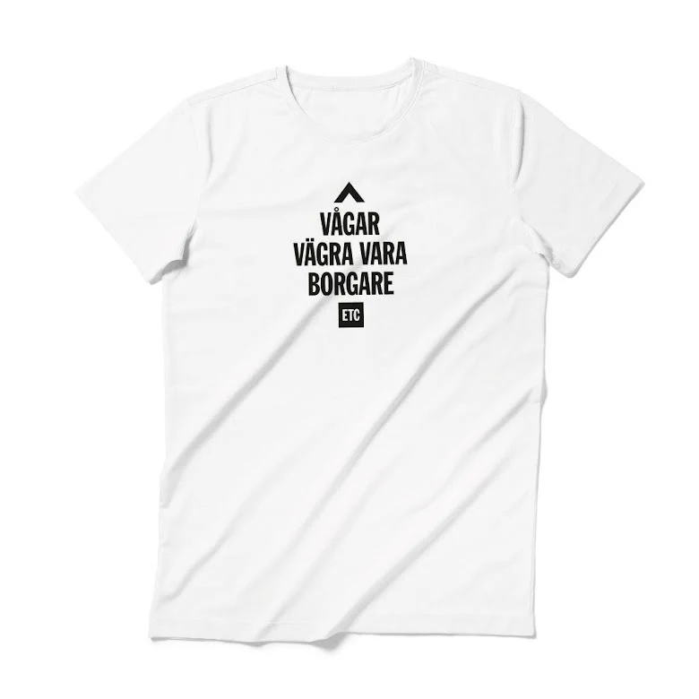 Kortärmad t-shirt, vit