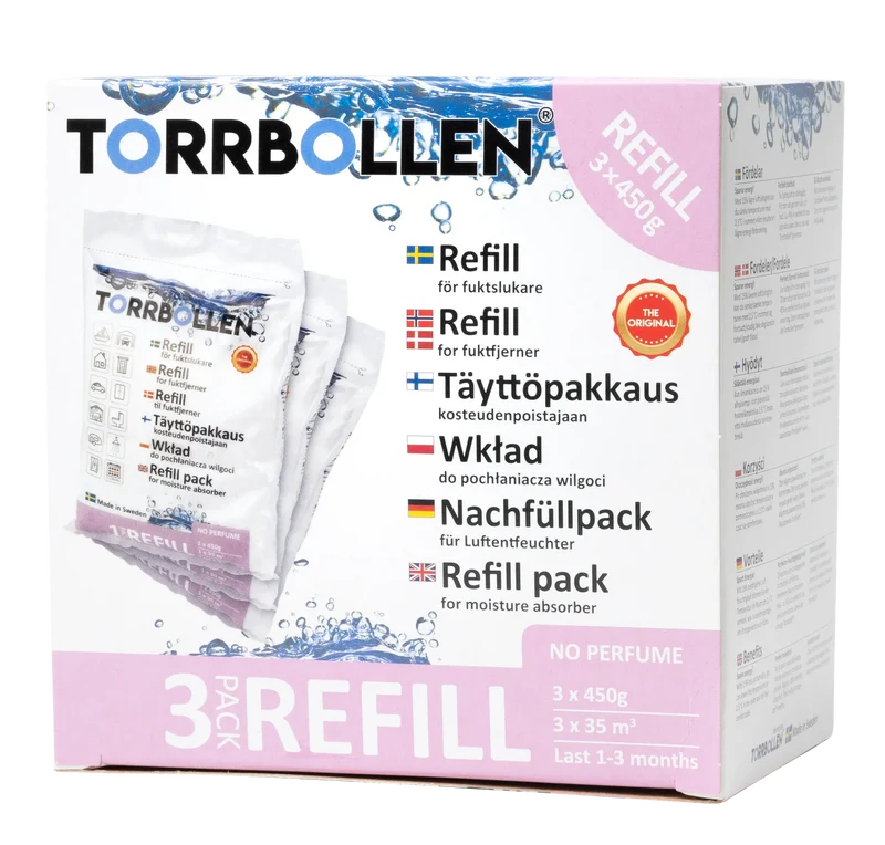 Torrbollen Refill 3-pack