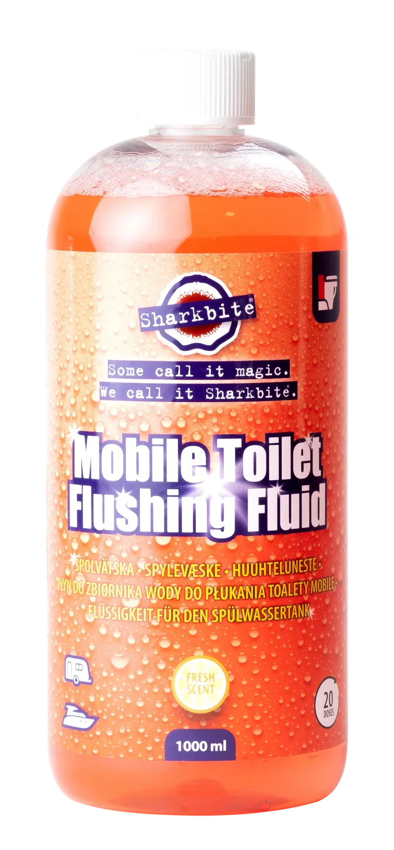 Sharkbite Mobile Toilet Flushing Fluid Fresh Scent 1000ml