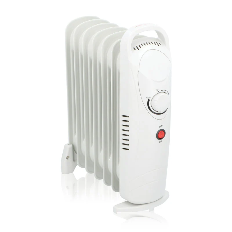 Oljekylare 850W - Vit med justerbar termostat