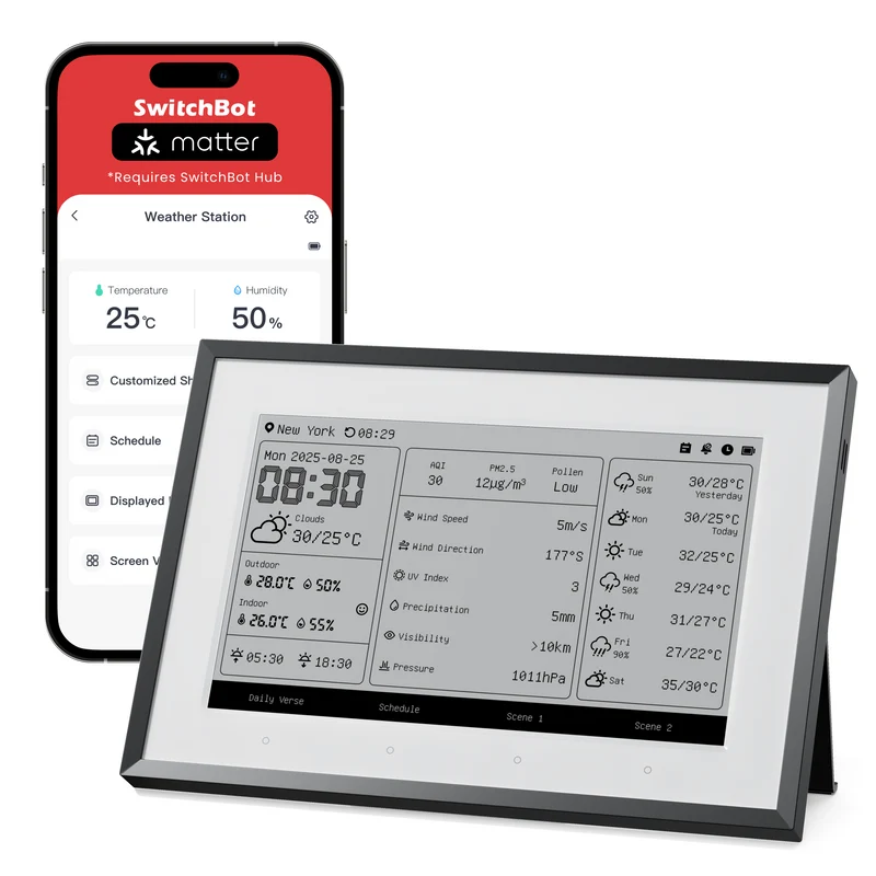 SwitchBot E-Ink Home Dashboard