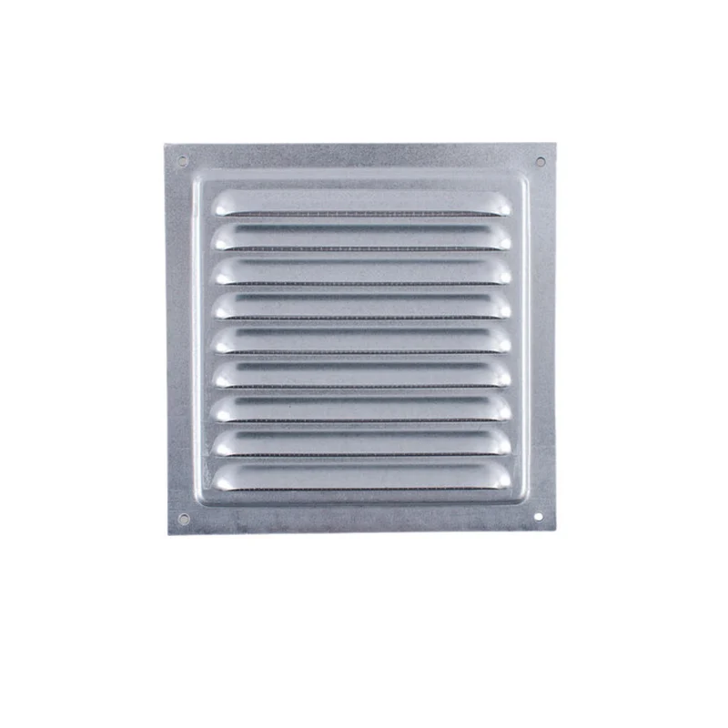Vents MVMs Zinc Finish Metal Grilles - 2 Pack