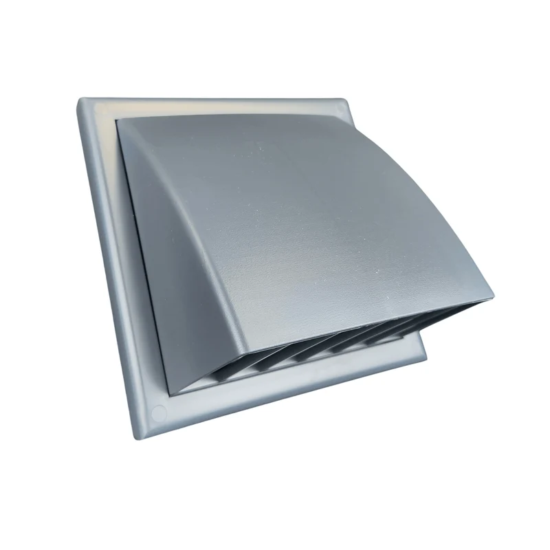 Vents MV 102 VK Vent Hood - 2 Pack - Slate Grey - 4"
