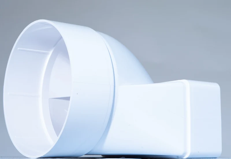 60*204 plastic duct reducer to 125dim.