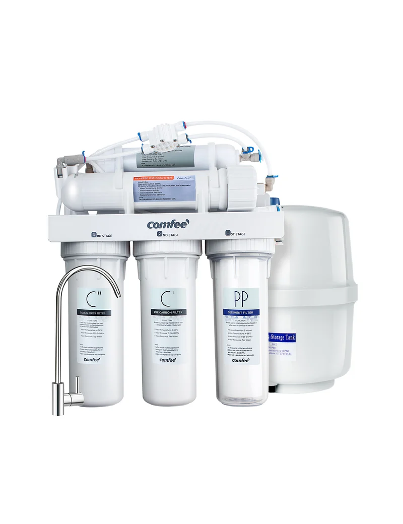 5-Stage Reverse Osmosis Drinking Water Filter System