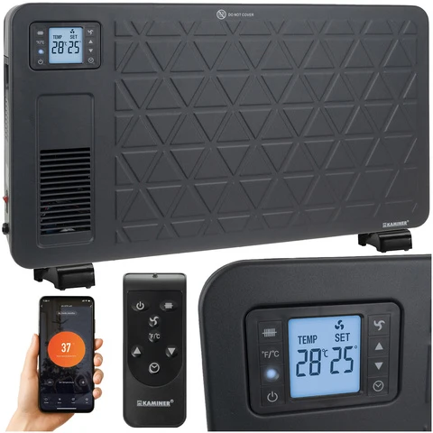 Elradiator 2300W Wi-Fi, fjärrkontroll och turbovärmefunktion