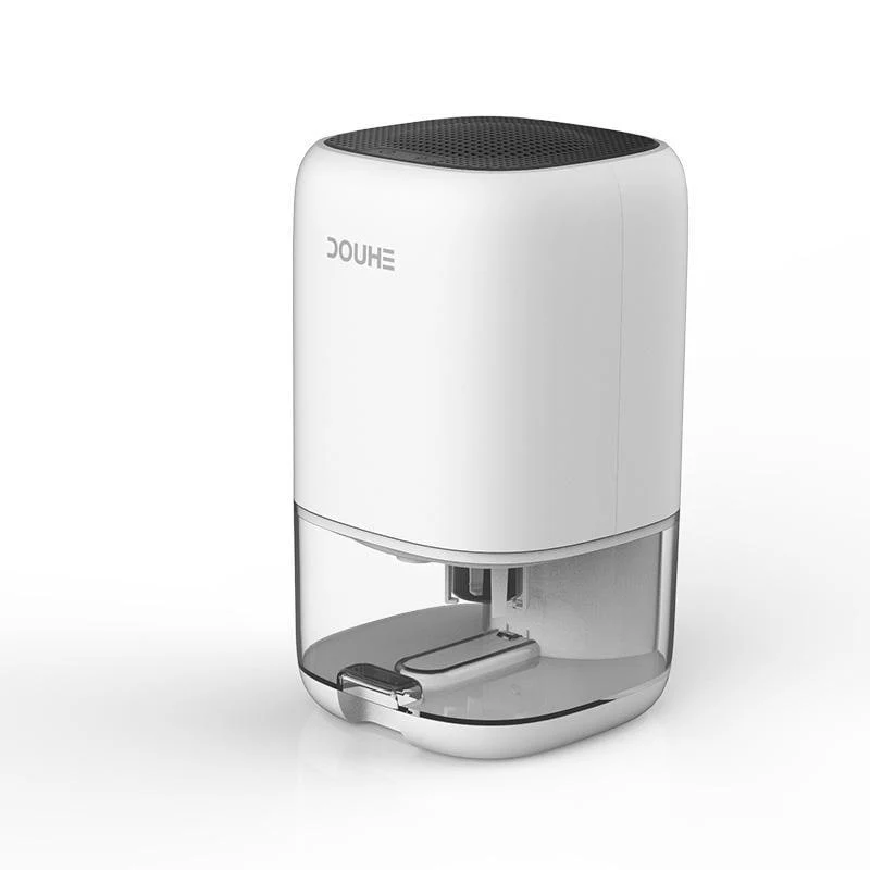 Mini Compact Air Dehumidifier Moisture Absorber with a Transparent Tank
