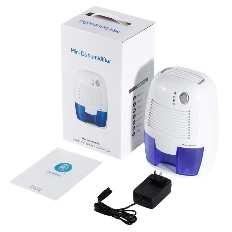 Mini Air Dehumidifier with Moisture Removal, Removable Tank, and Dehumidifier for Home