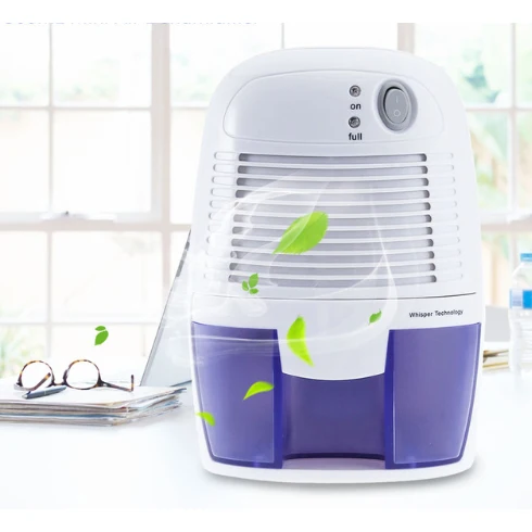 Mini Air Dehumidifier with Moisture Removal, Removable Tank, and Dehumidifier for Home