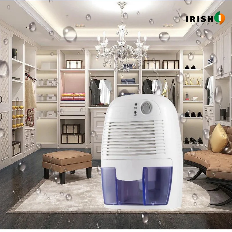 Air Dehumidifier and Moisture Removal for Home with a 500ml Tank, Portable Compressor