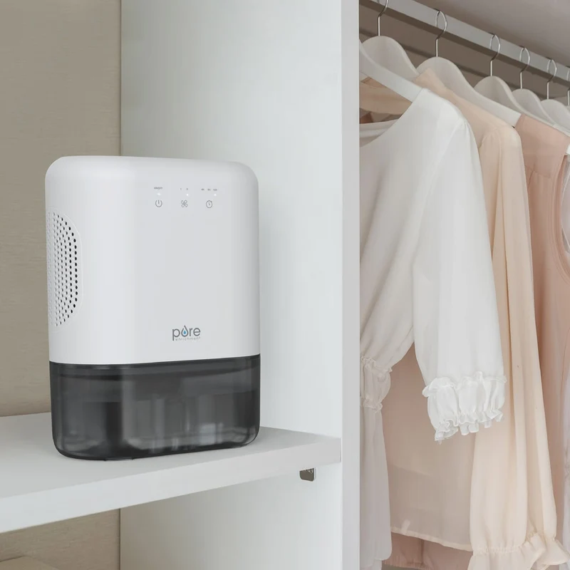 Portable Mini Air Dehumidifier with Water Tank for Home Moisture Removal