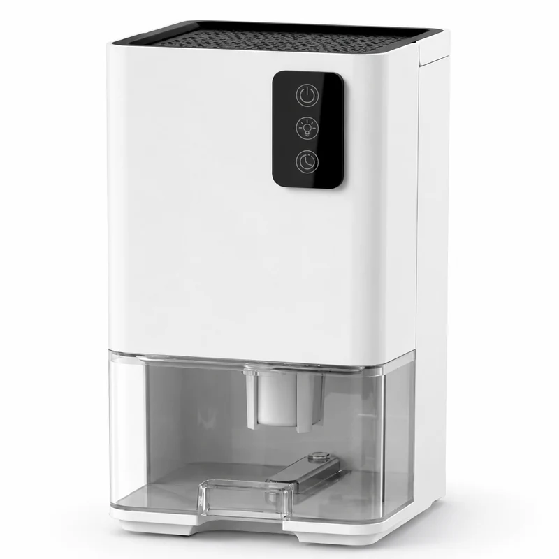 Quiet Compact Air Dehumidifier for Small Rooms