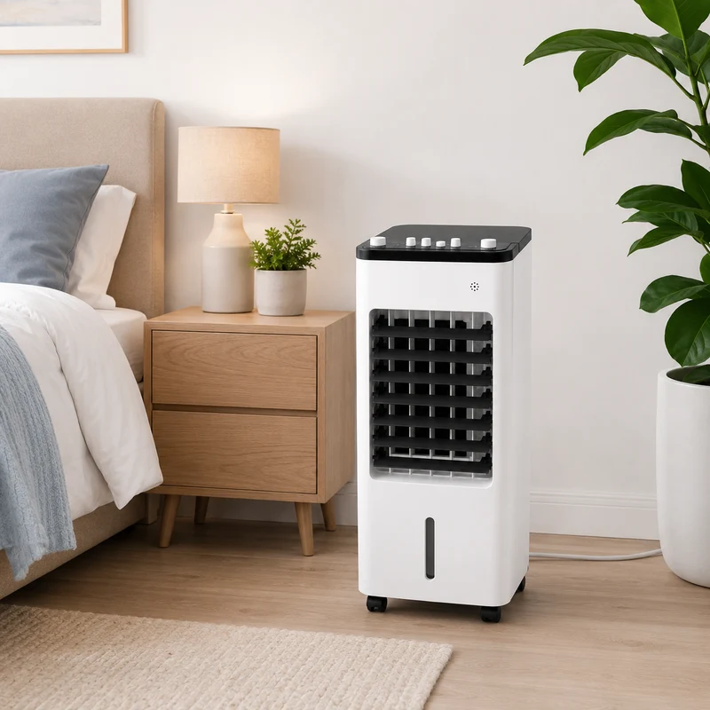 Portable Air Conditioner 3-in-1 – Evaporative Air Cooler with Fan & Humidifier