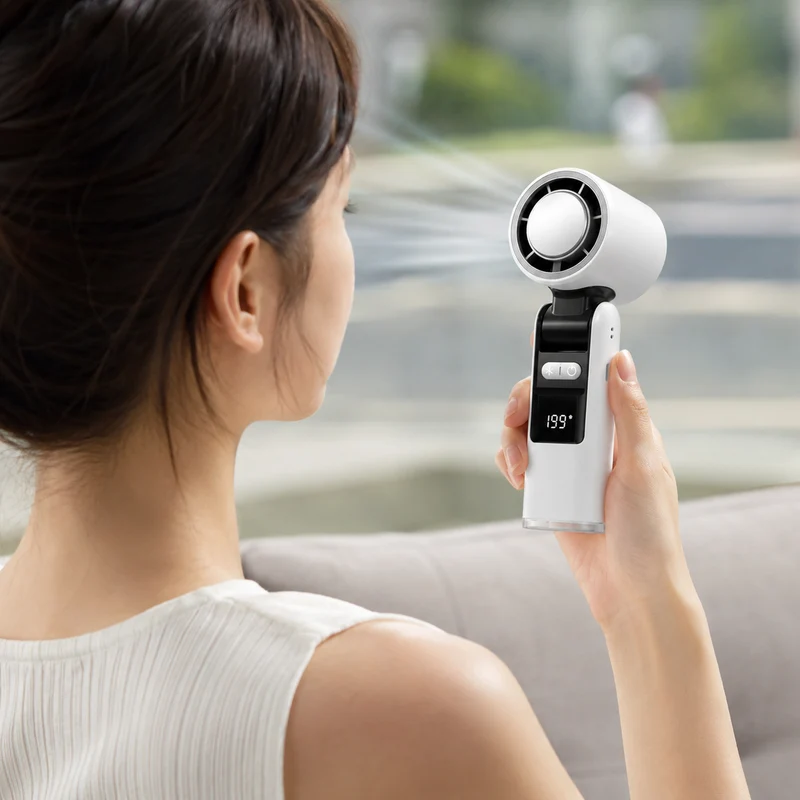 Portable Battery-Powered Handheld Cooling Fan
