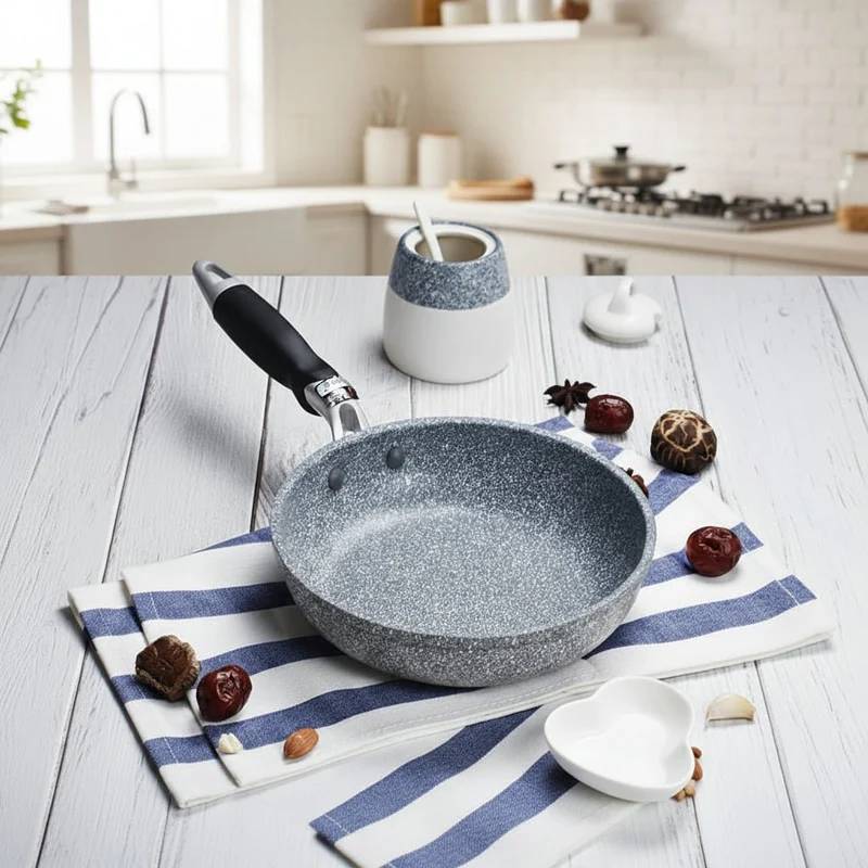 Nonstick Aluminum Stone Pan for Pancakes and Fried Eggs
