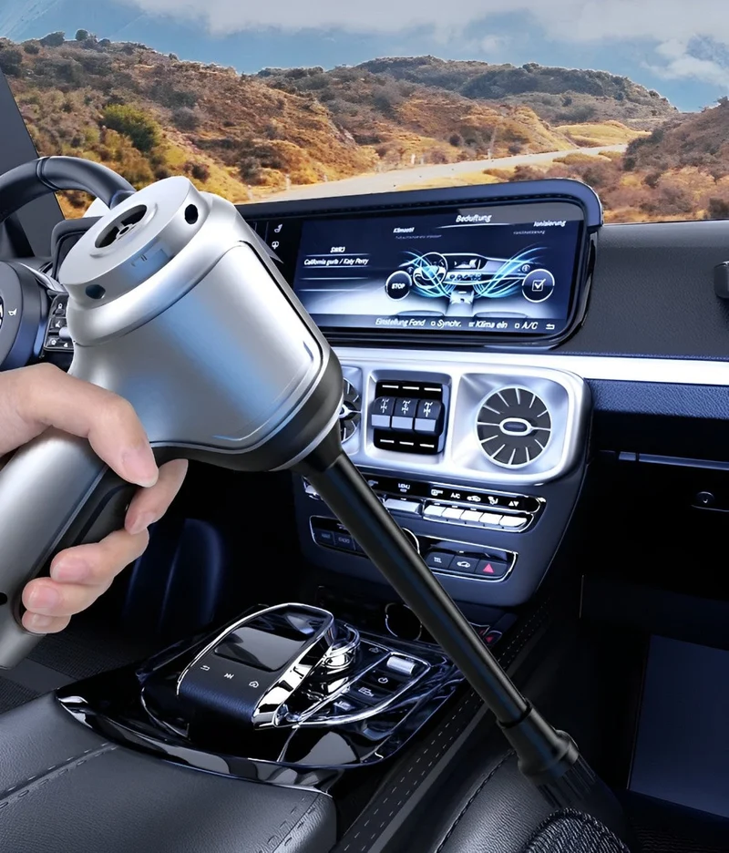 Cordless handheld vacuum cleaner with strong suction power
