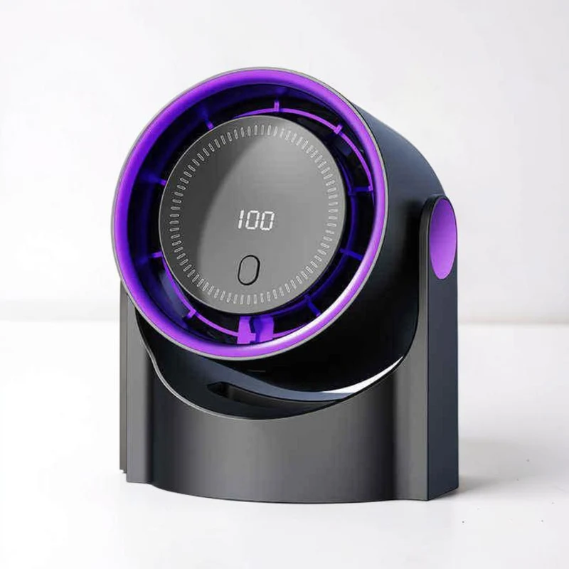 Compact USB Cooling Fan with Oscillating Airflow