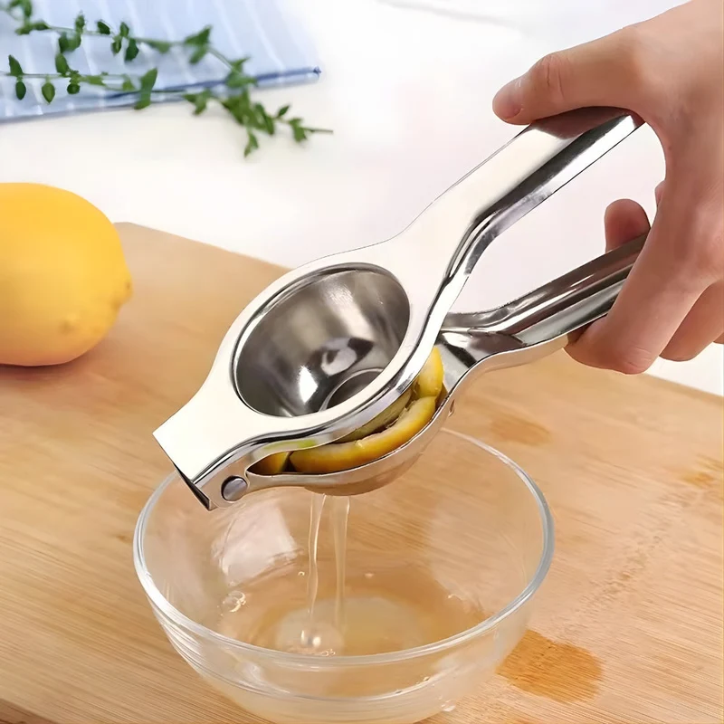 Handheld stainless steel lemon squeezer tool