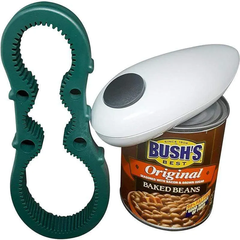 Compact Practical One-Touch Can Opener