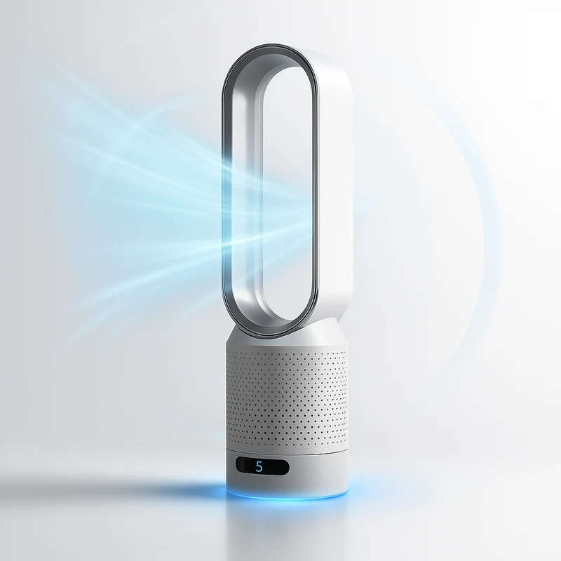 Smart Tower Fan with Air Purifier