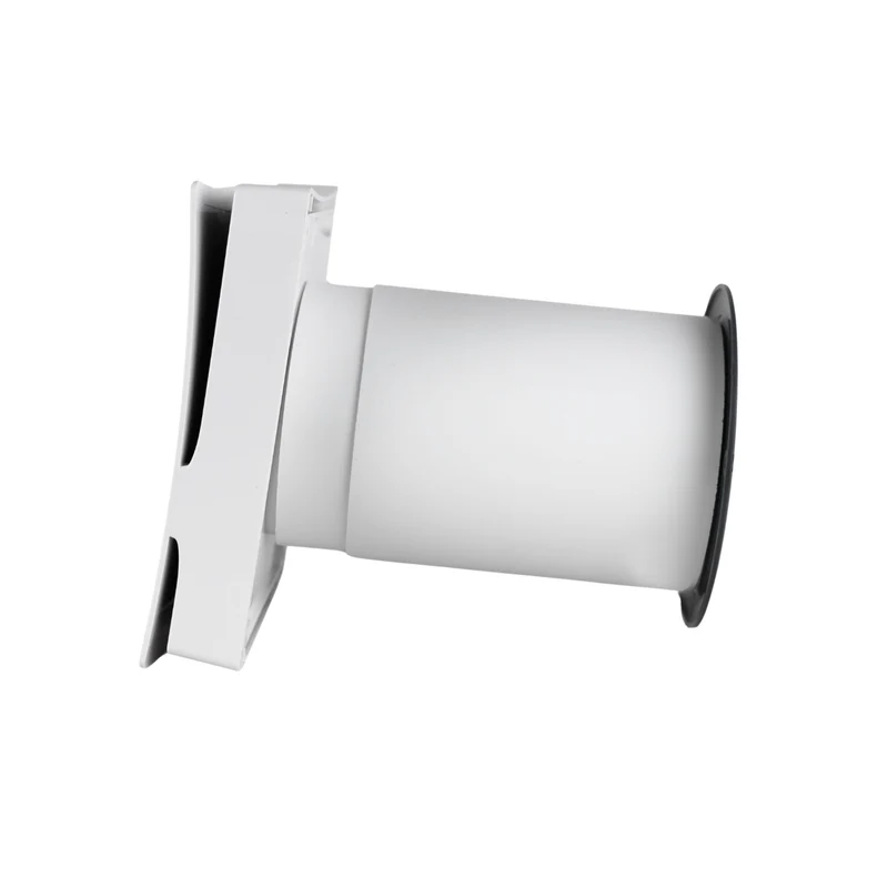 Vents PS 100 Wall Vent Kit 4" with Round Slate Grey External Grille