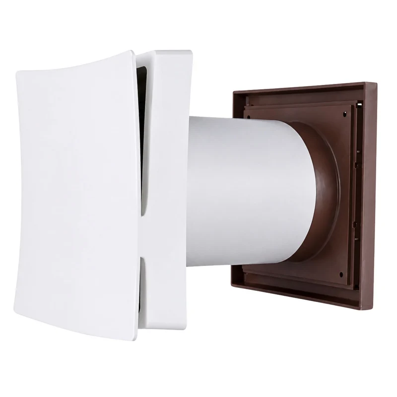 Vents PS 101 Wall Vent Kit 4" with Mahogany External Grille