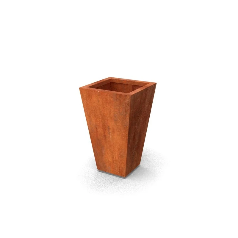 Geroba Blomlåda Vaso Corten 50x50x80cm