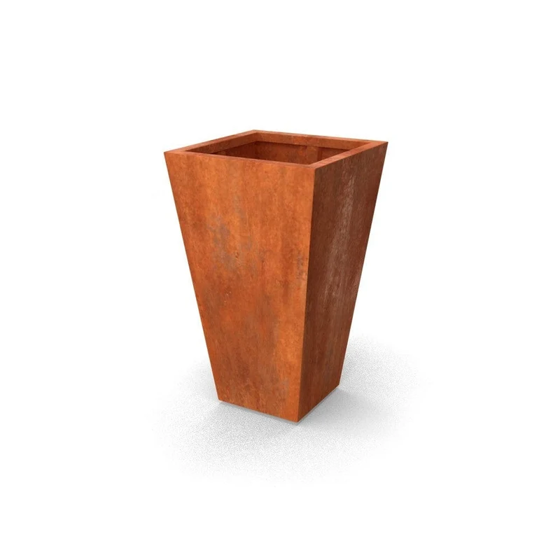 Geroba Blomlåda Vaso Corten 60x60x100cm