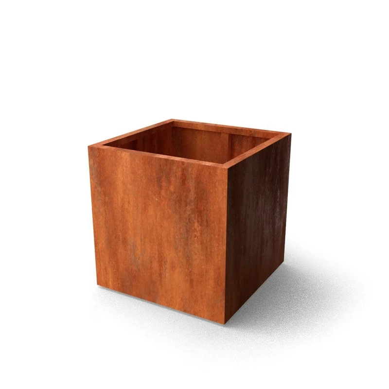 Geroba Blomlåda Quadra Corten 80x80x80cm