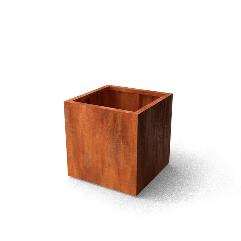 Geroba Blomlåda Quadra Corten 70x70x70cm
