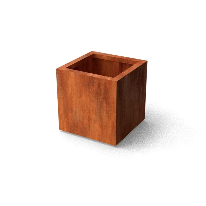 Geroba Blomlåda Quadra Corten 50x50x50cm