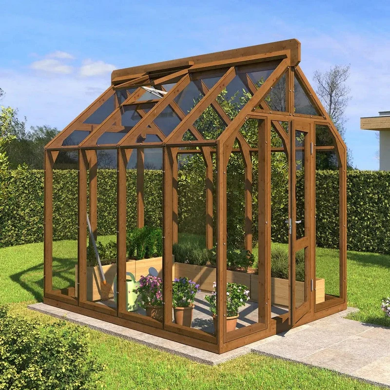 Lähe Träväxthus Mini – 6,27 m²
